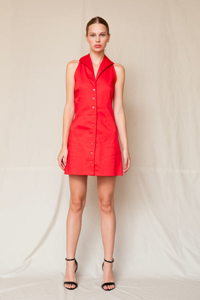 Julia Jacket Mini Dress Red