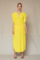 Erika Dress Sheer Yellow