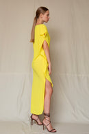 Erika Dress Sheer Yellow