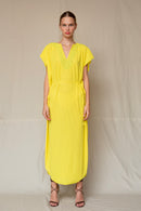 Erika Dress Sheer Yellow