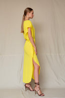 Erika Dress Sheer Yellow