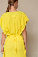 Erika Dress Sheer Yellow