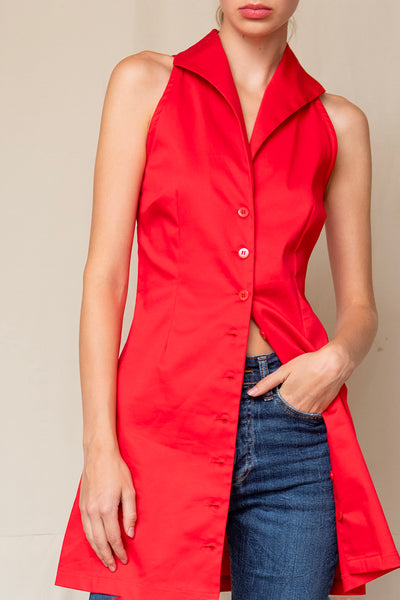 Julia Jacket Mini Dress Red